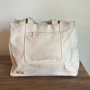 BEIS Cream Tote Bag